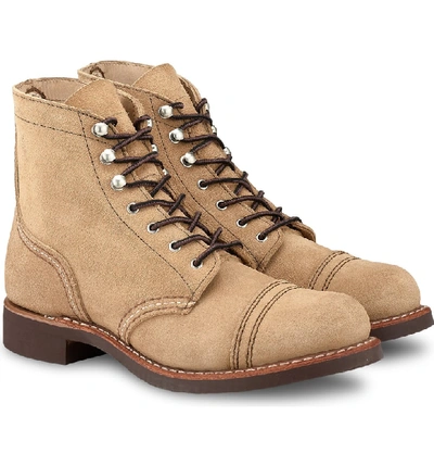 Red Wing Iron Ranger Boot In Sand Mohave Leather