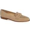 Amalfi By Rangoni Osimo X Perforated Loafer In Corda Suede