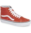 Vans 'sk8-hi' Sneaker In Hot Sauce/ True White