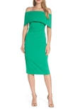 Vince Camuto Popover Dress In Green
