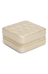 Wolf 'caroline' Travel Jewelry Case - Beige In Champagne