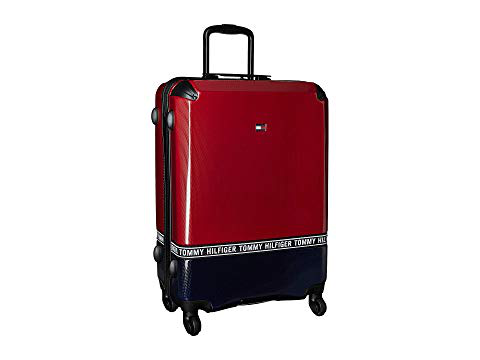 tommy hilfiger red suitcase