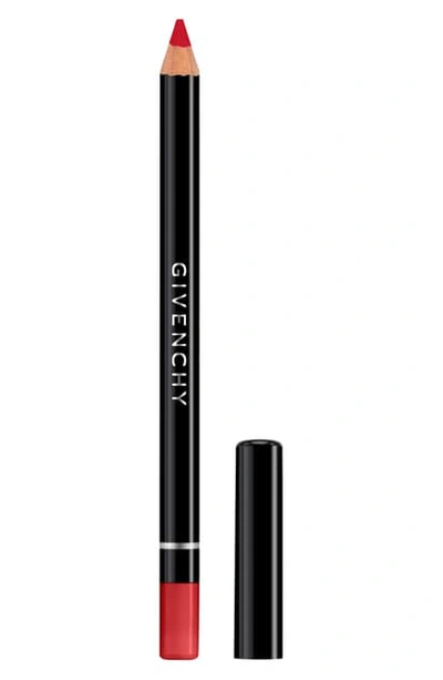 Givenchy Waterproof Lip Liner With Sharpener - N° 6 Carmin Escarpin In Red