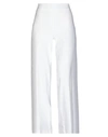 Avenue Montaigne Pants In White