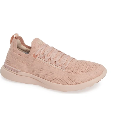 Apl Athletic Propulsion Labs Techloom Breeze Knit Running Shoe In Rose Dust