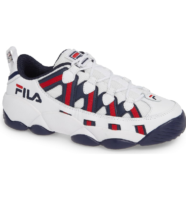 fila spaghetti red and white