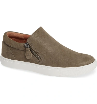 Gentle Souls Lowe Sneaker In Cement Suede