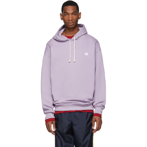 acne studios purple hoodie
