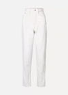Isabel Marant Corsy High-rise Boyfriend Jeans In White