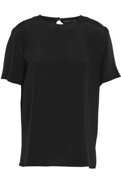 Etro Woman Silk Crepe De Chine Blouse Black