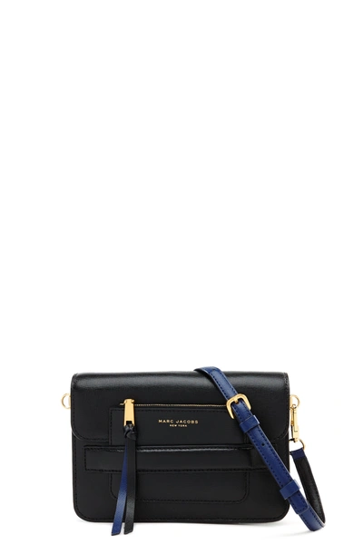 Marc Jacobs Madison Saffiano Leather Shoulder Bag In Black Multi