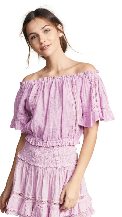 Sunday Saint Tropez Loulou Top In Orchid