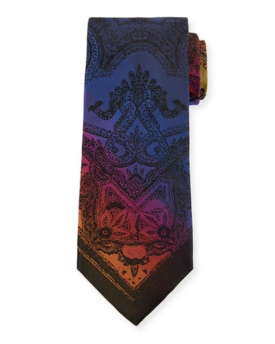 Etro Tom Piazzata 8cm Silk Tie In Multi