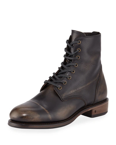 John Varvatos Men's Folsom Leather Lace-up Boot In Brown