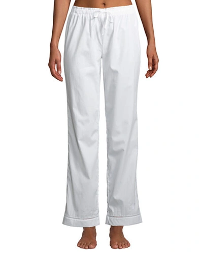 Maison Lejaby Pyjama Ladder-stitched Pants In White