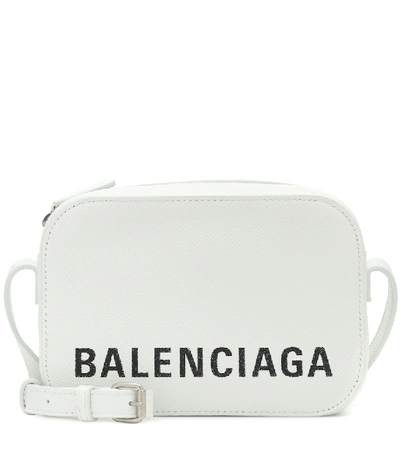 Balenciaga Ville Camera Xs Leather Shoulder Bag In White