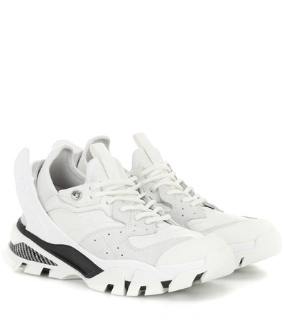 Calvin Klein 205w39nyc Carla Leather Sneakers In White