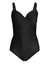 Miraclesuit Swim Razzle Dazzle Siren One-piece Swimsuit In Black