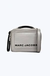 Marc Jacobs The Box 20 Leather Crossbody Bag - Grey In Drizzle Gray/silver