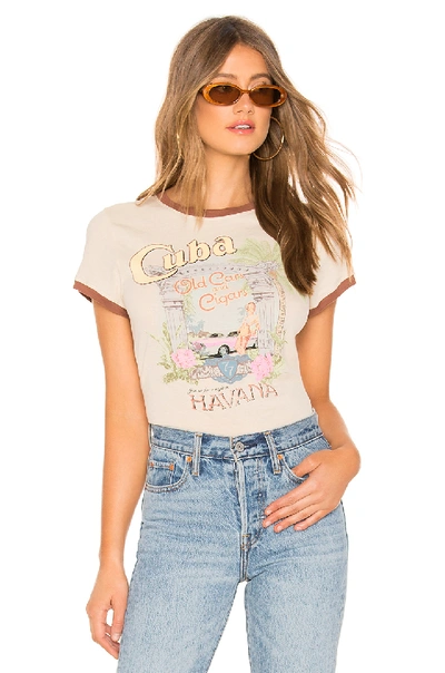 Spell & The Gypsy Collective Cuba Tee In Cream