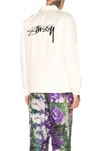 Stussy Cruize Coach Jacket In Stone