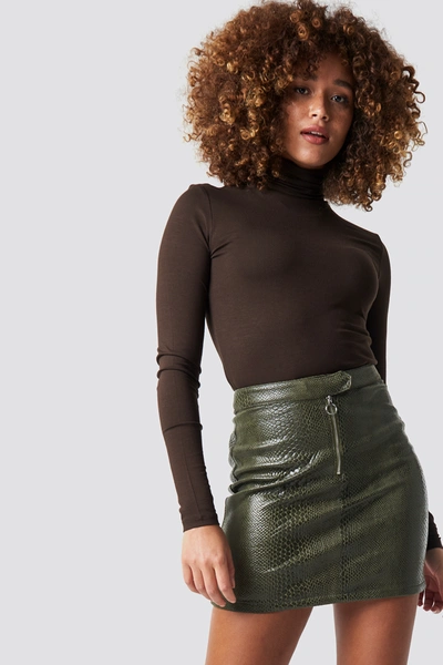 Moves Palina Skirt Green In Burnt Olive