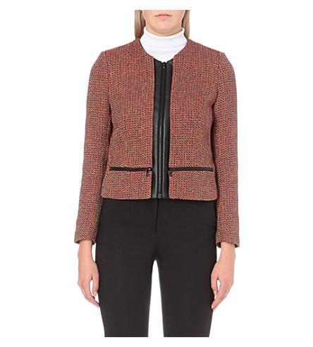 Sandro Woven Metallic-tweed Blazer In Multi-color | ModeSens