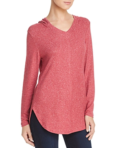 B Collection By Bobeau Hoodie Top In Dry Rose