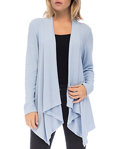 B Collection By Bobeau Amie Waterfall Cardigan In Brunerra Blue