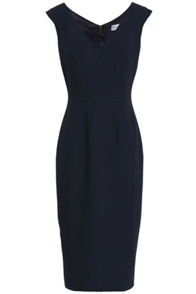 Amanda Wakeley Stretch-crepe Dress In Navy