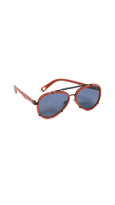 Lucy Folk Frequent Flyer Sunglasses In Mud