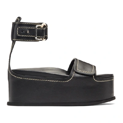 3.1 Phillip Lim / フィリップ リム Freida Platform Sandals In Ba001 Black