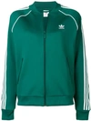 Adidas Originals Adicolor Three Stripe Track Jacket In Green - Green