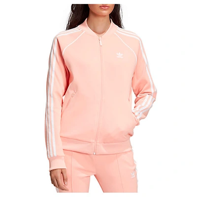 Adidas Originals Adidas Women's Originals Superstar Track Jacket In Pink  Size Small Polyester | ModeSens