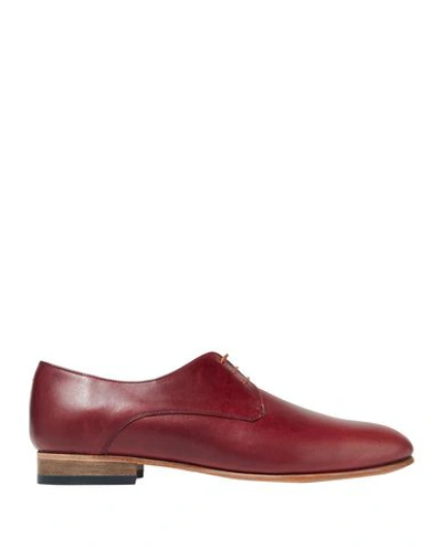 Dieppa Restrepo Lace-up Shoes In Maroon