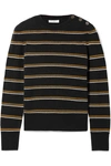 Equipment Duru Striped Wool And Cashmere-blend Sweater In Eclipse Multi