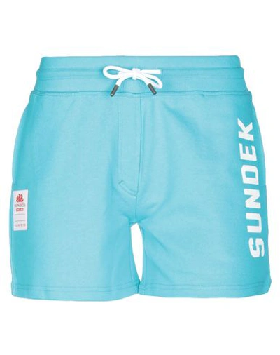 Sundek Shorts In Turquoise