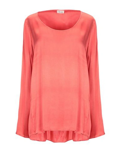 Her Shirt Blouse In Coral