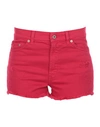 Dondup Denim Shorts In Red