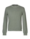 Authentic Original Vintage Style Sweatshirt In Military Green