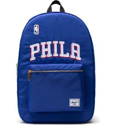 Herschel Supply Co Settlement - Nba Champion Backpack - Blue In Philadelphia 76ers