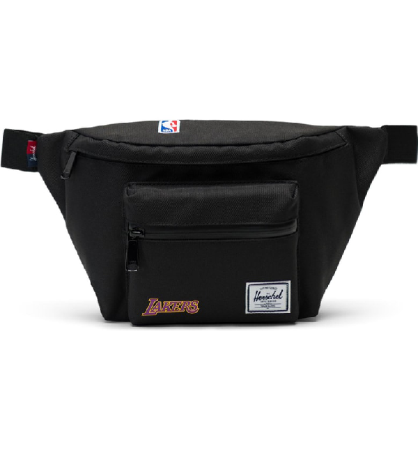 herschel lakers fanny pack
