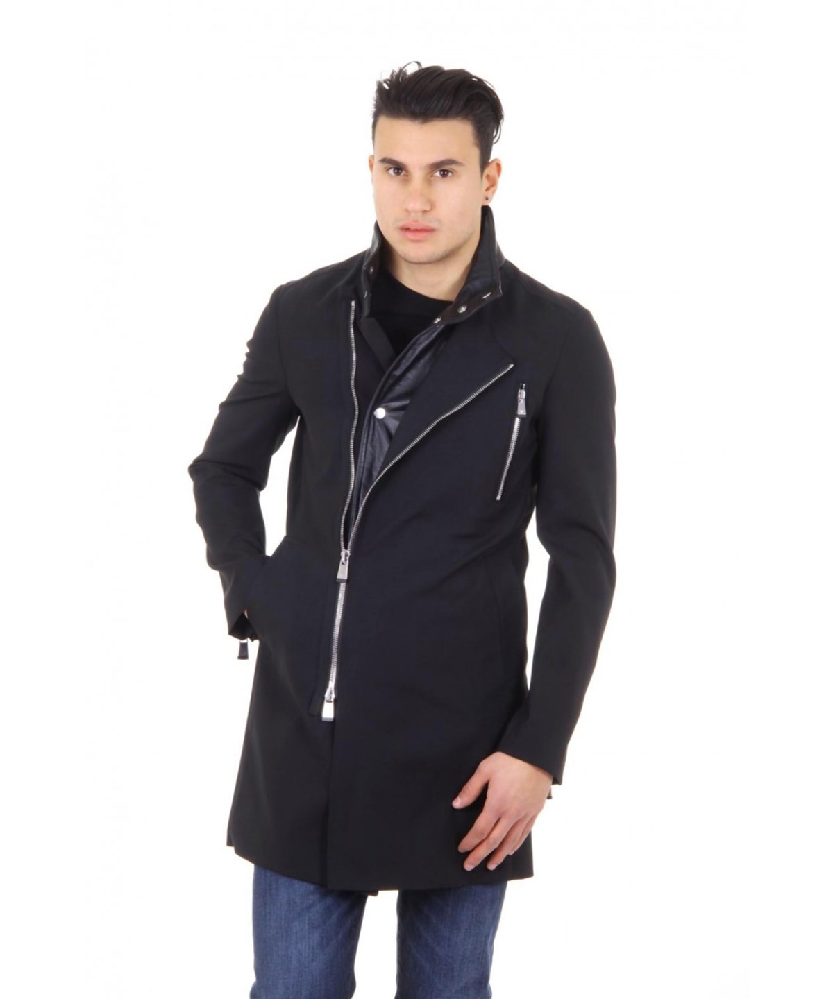 armani overcoat mens