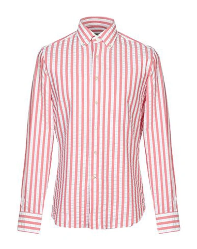 Alessandro Gherardi Striped Shirt In Red