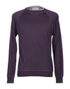 Brunello Cucinelli Sweater In Dark Purple