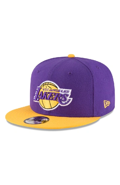 New Era 9fifty La Lakers Two-tone Cap - Purple