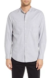 Hope Rick Regular Fit Solid Sport Shirt In Grey Melange