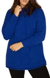 Sanctuary Supersized Curl Up Sweater In Electric Blue