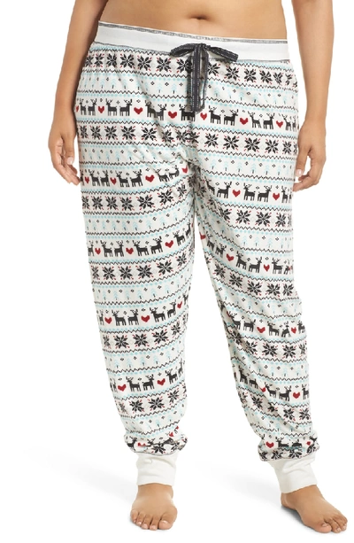 Pj Salvage Velour Pajama Pants In Natural