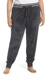Pj Salvage Velour Pajama Pants In Smoke